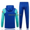 FC Barcelona Hooded Trainingsjacke 2022-23 Blaugrüne Für Herren